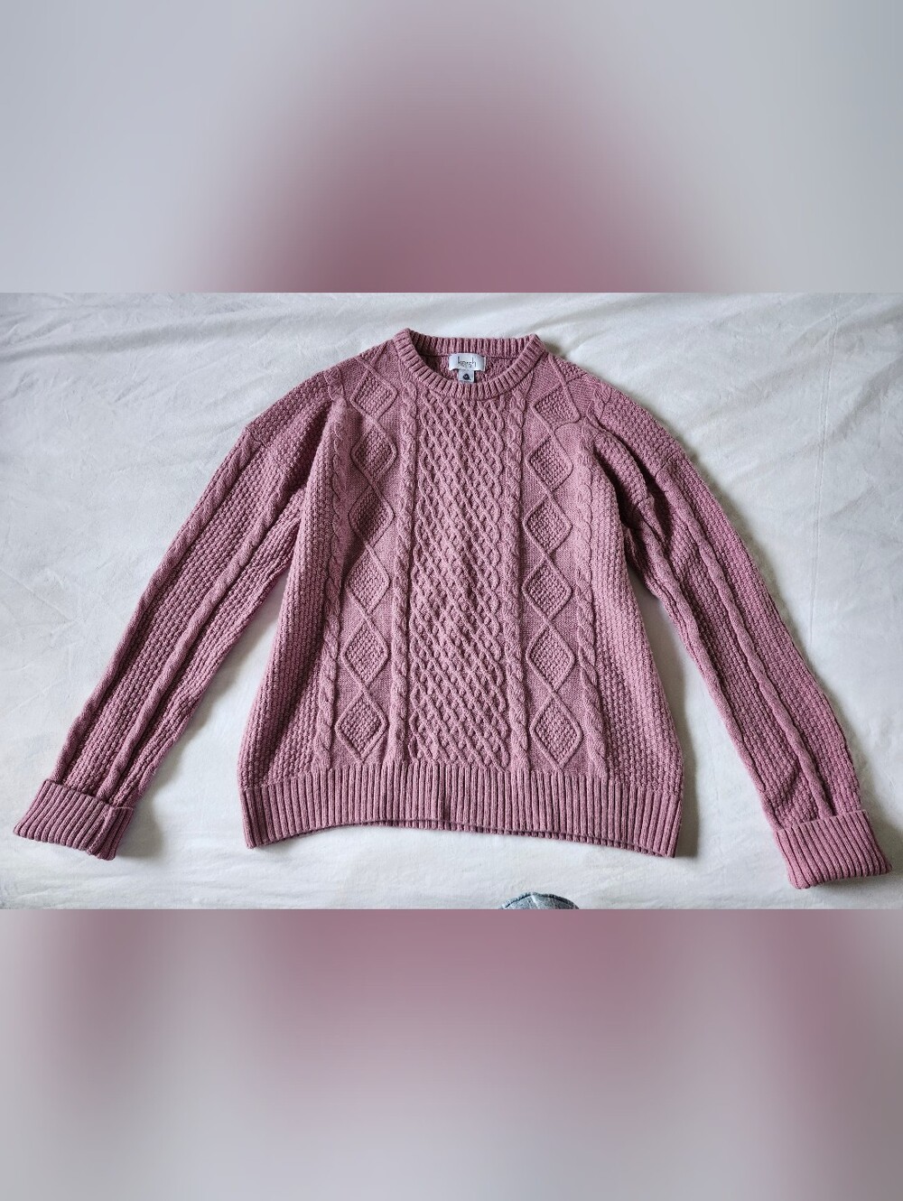 Kersh Merino Wool Cotton Blend Knit Sweater - Picture 2 of 9
